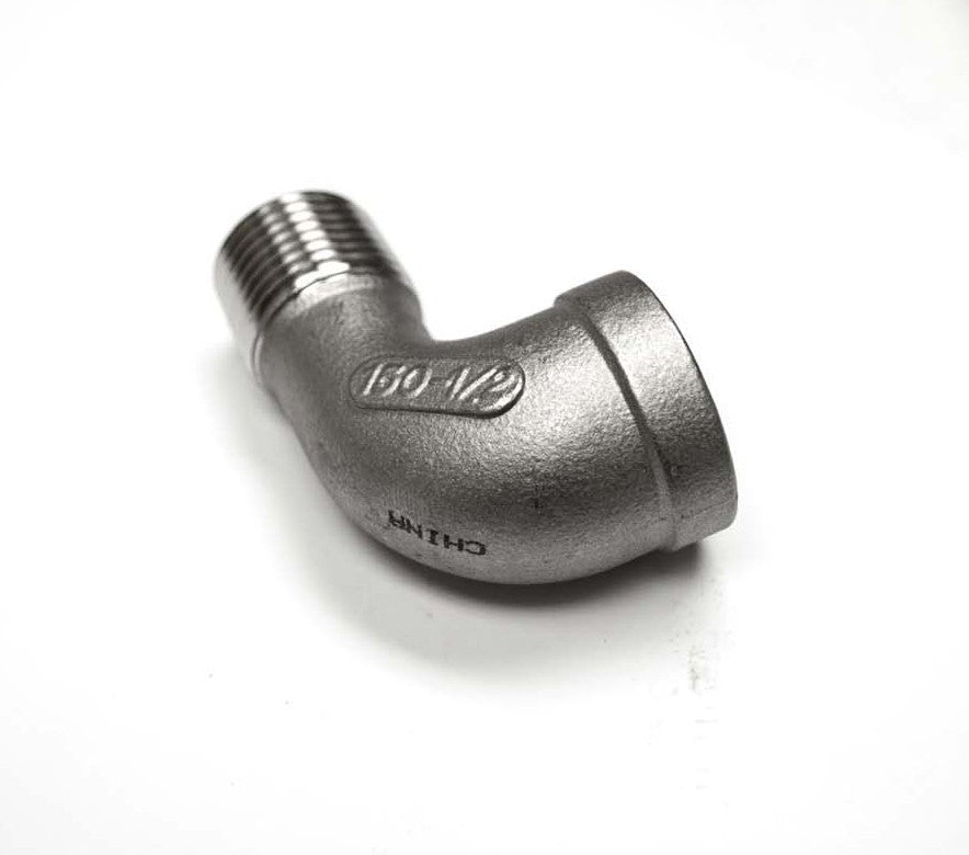 HPC Fire Stainless Steel Street Elbow, 1/2-Inch
