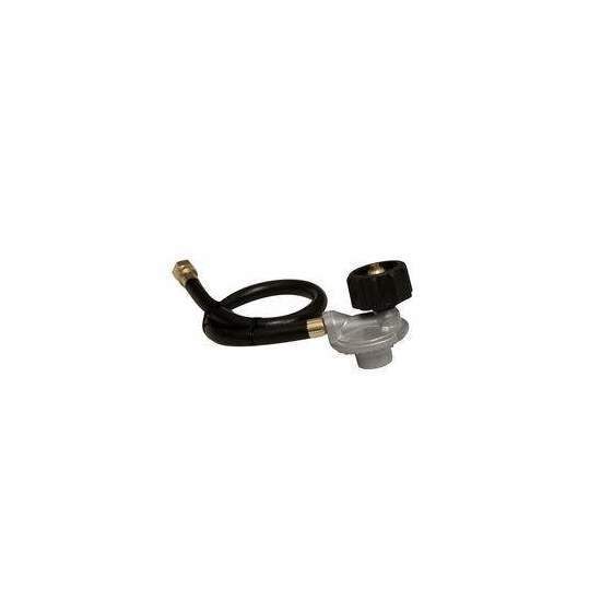 HPC Fire 20 lb Propane Tank Regulator, 36 Inch Rubber Hose