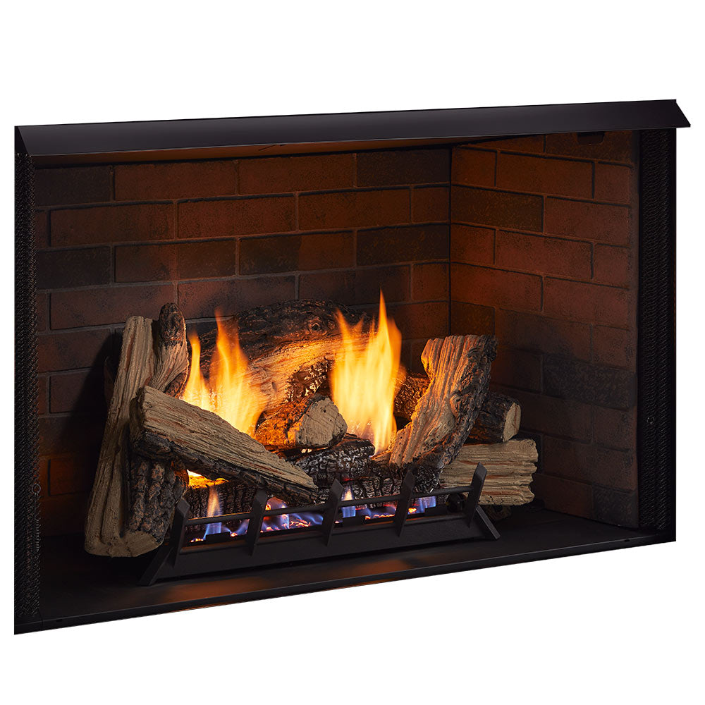 Monessen ACUF42-D Attribute 42-Inch Vent-Free Circulating Firebox with Gas Log Set
