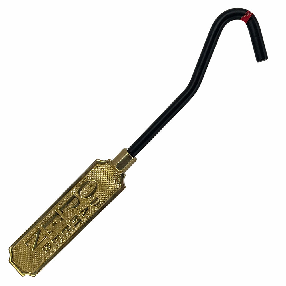 Dagan Damper Hook, Polished Brass, 11-Inches