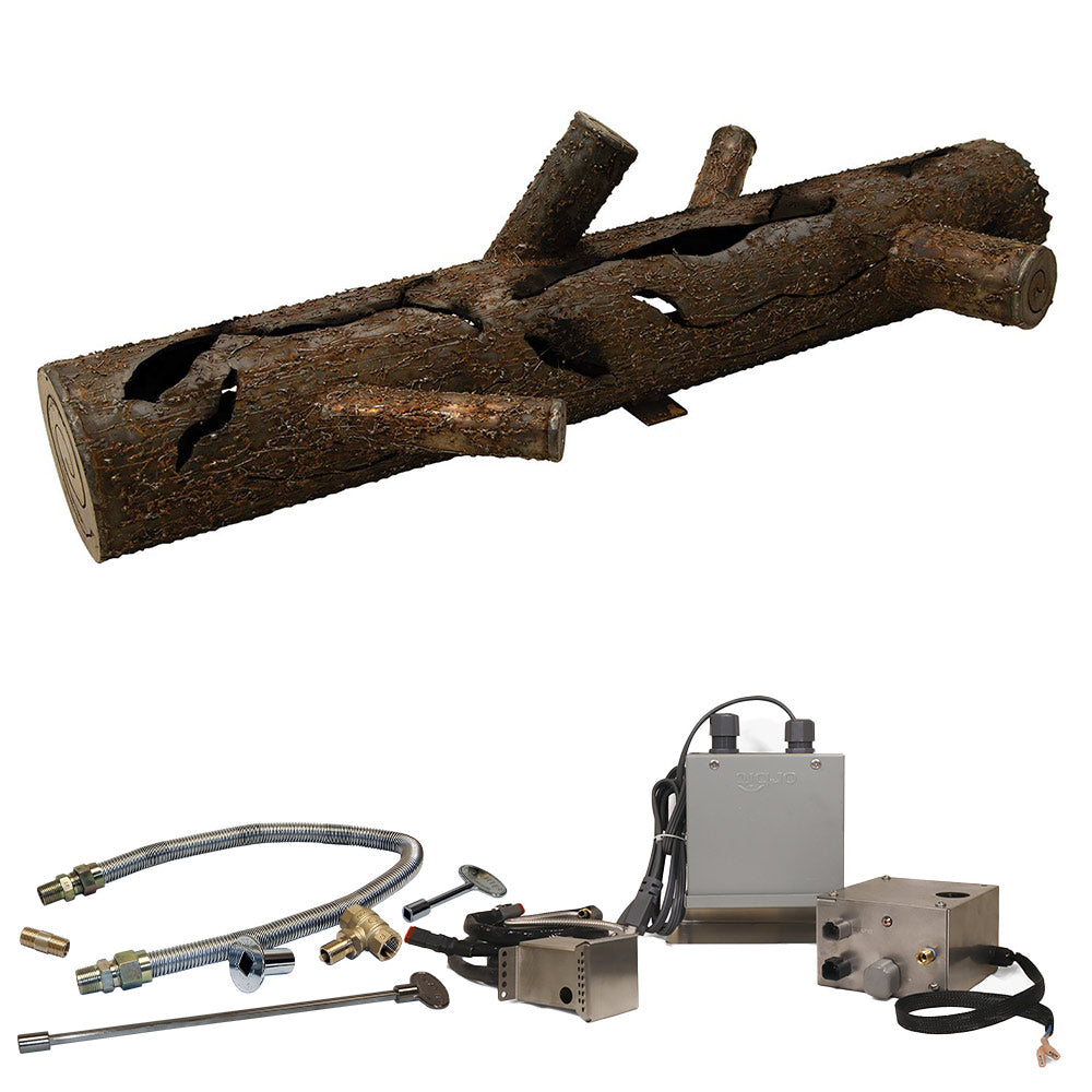Crossfire by Warming Trends 24 Volt Platinum Electronic Ignition Steel Log Burner Kit