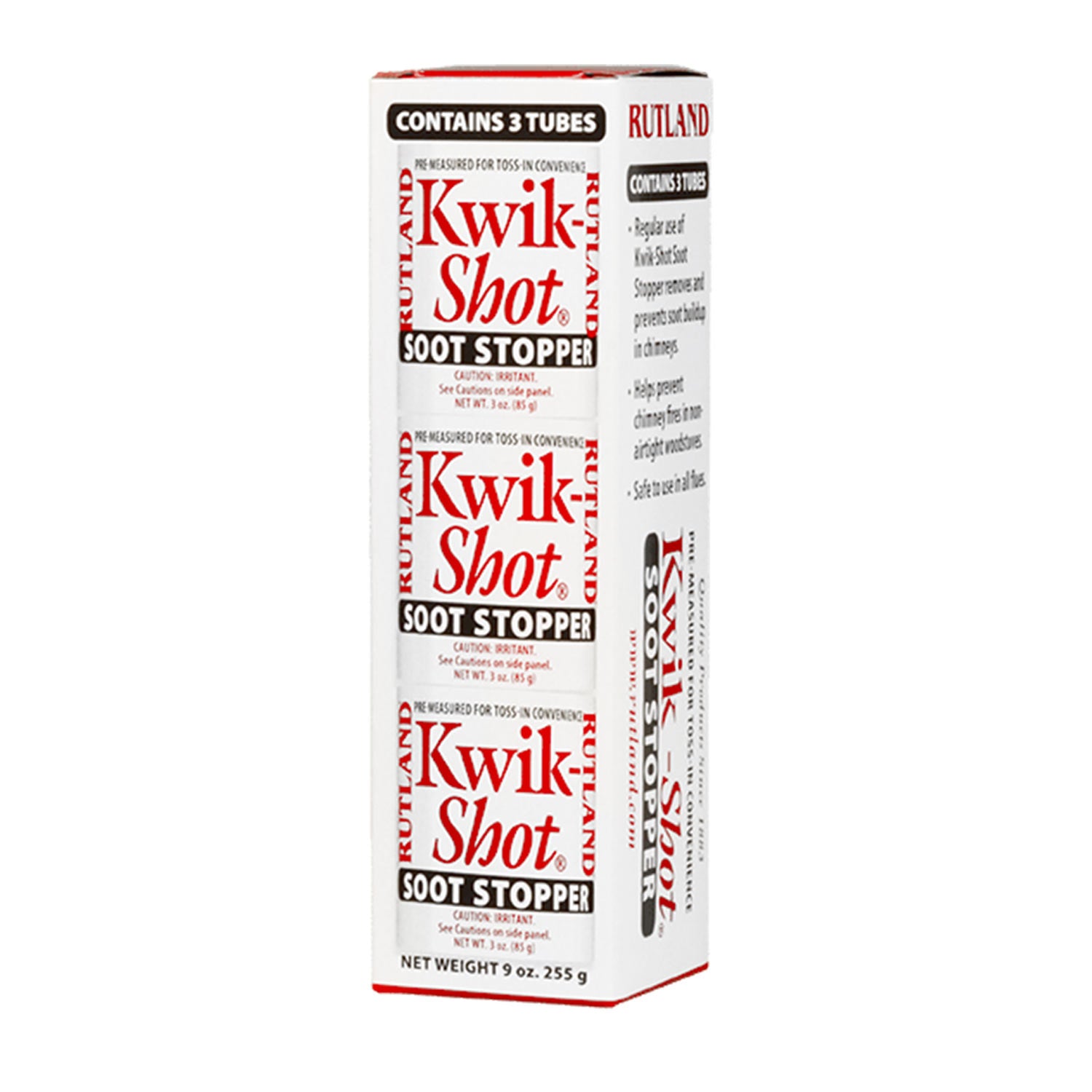 Rutland Kwik-Shot Soot Stopper 3 oz Canisters, 3 Pack