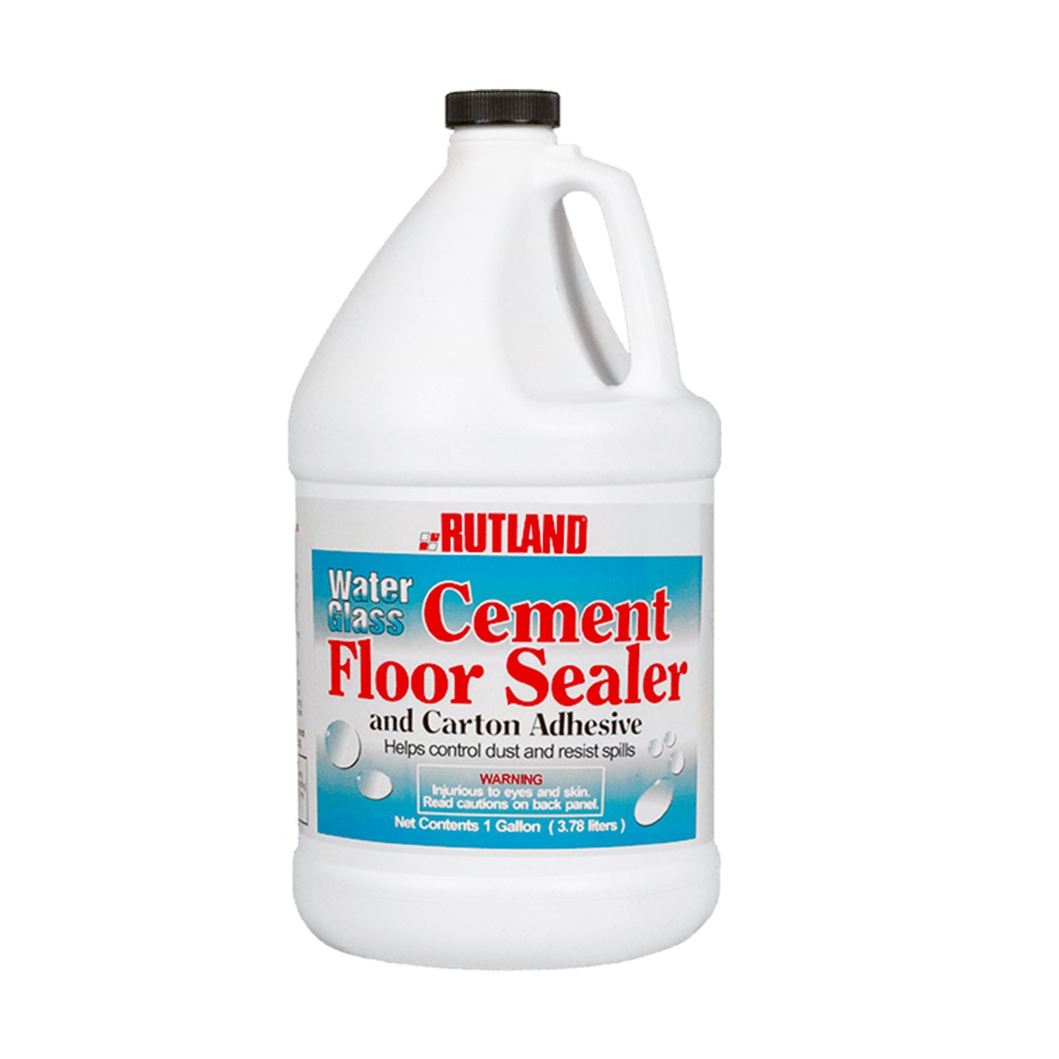 Rutland Water Glass Cement Floor Sealer, 1 Gallon
