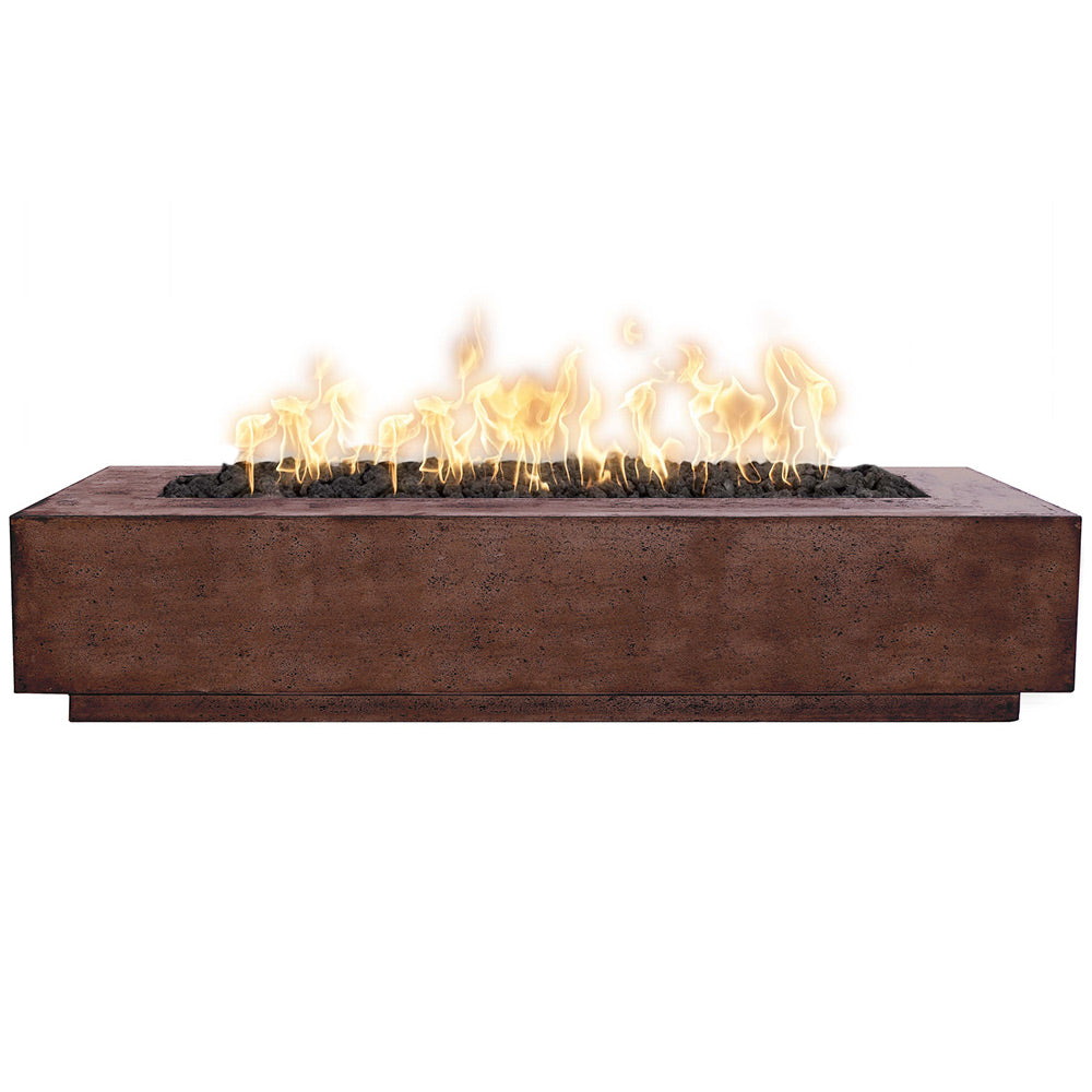 Prism Hardscapes PH-415 Tavola 6 Concrete Gas Fire Pit, 90x38-Inch