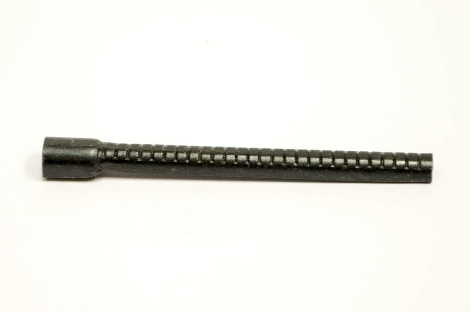 HPC Fire 4-inch stem extension, dark metal braided grip.