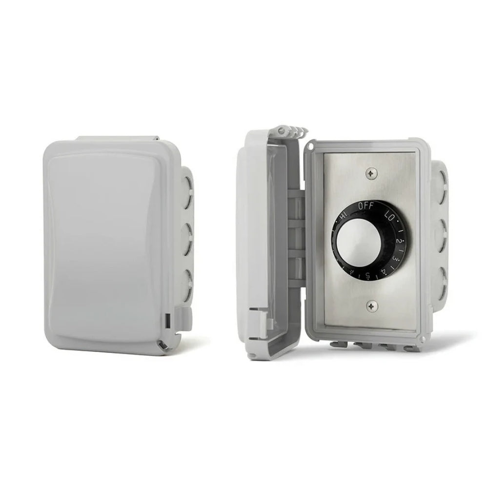 Infratech 120V Regulator Single Flush Mount with Weatherproof Cover