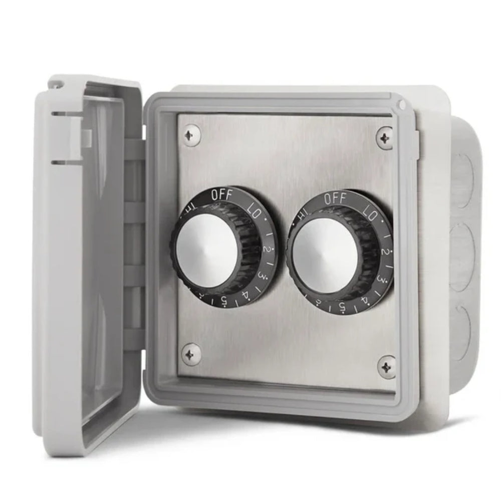 Infratech 120V Regulator Dual Flush Mount with Weatherproof Cover