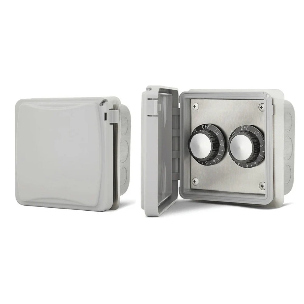 Infratech 120V Regulator Dual Flush Mount with Weatherproof Cover