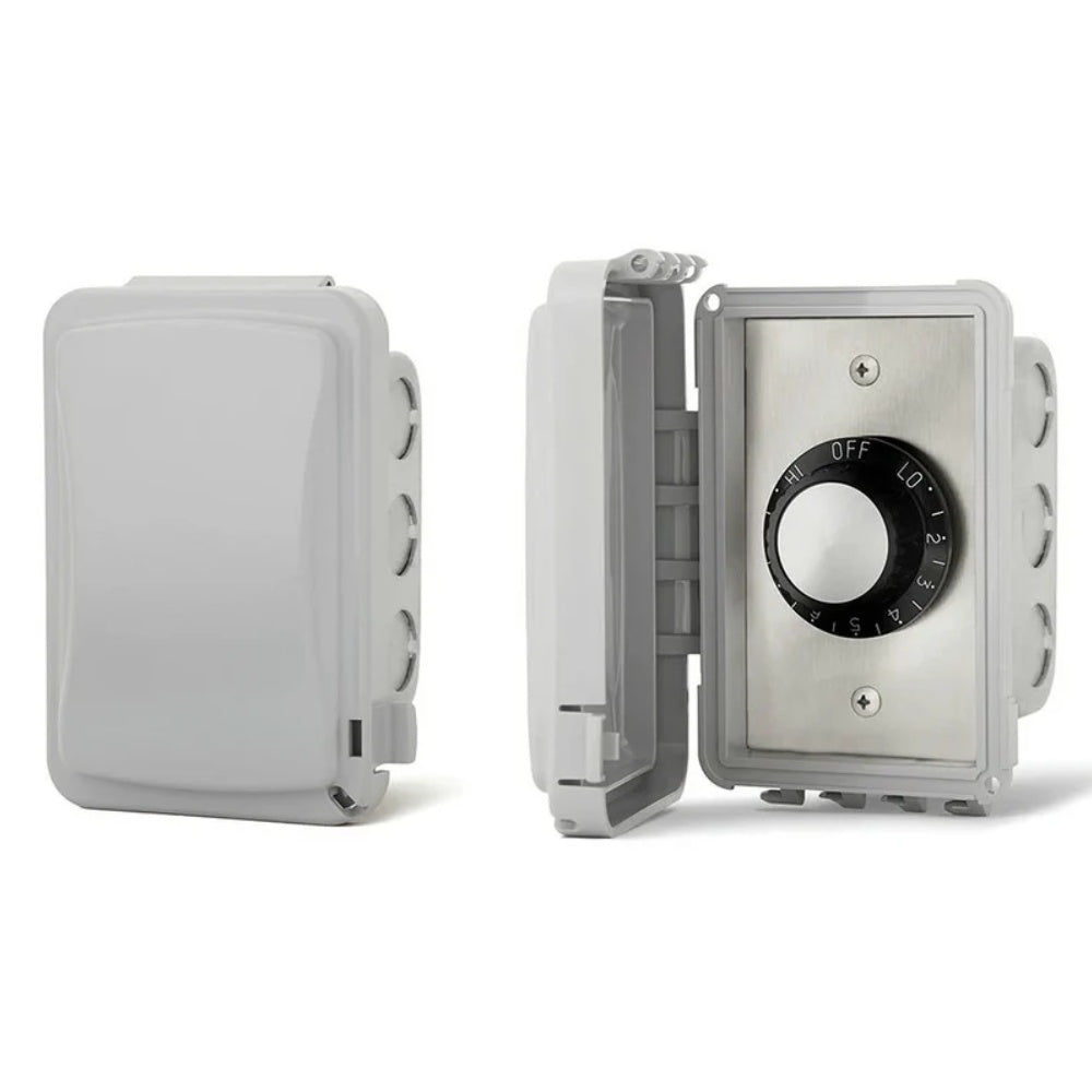 Infratech 240V Regulator Single Flush Mount with Weatherproof Cover