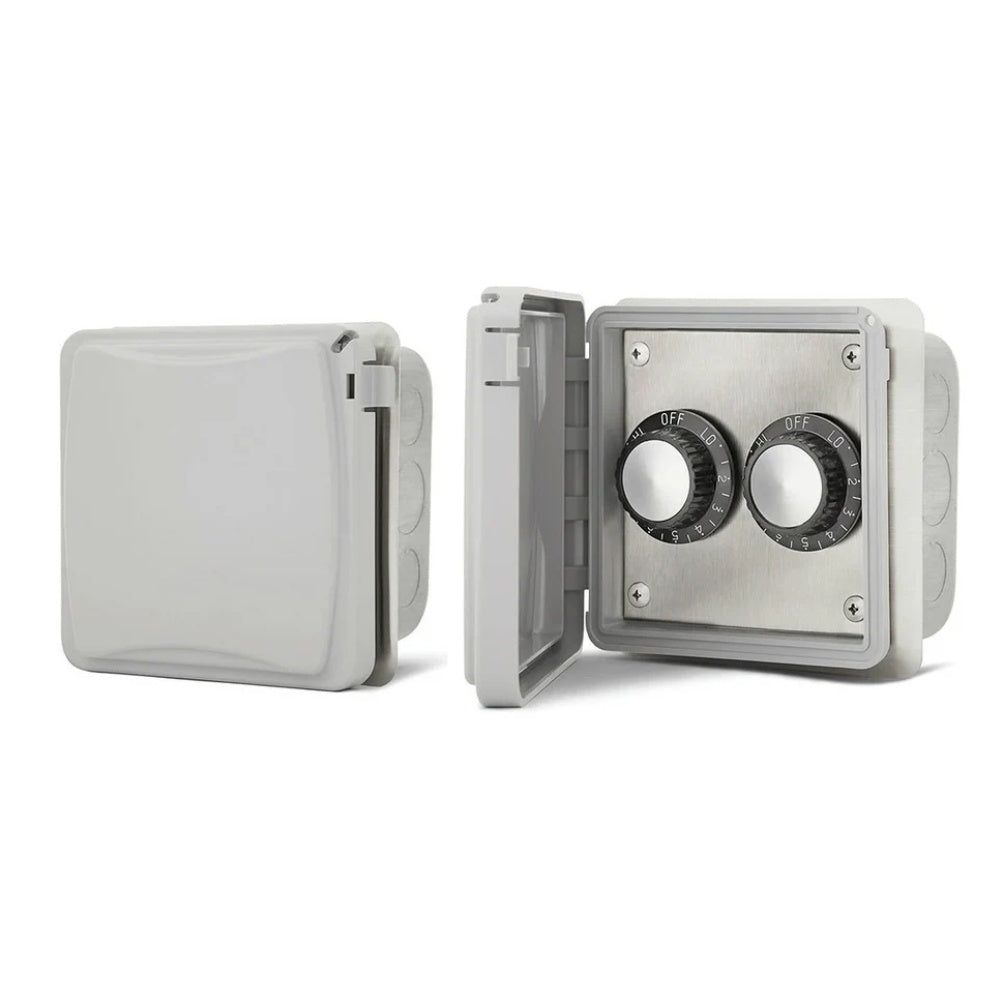 Infratech 240V Regulator Dual Flush Mount with Weatherproof Cover