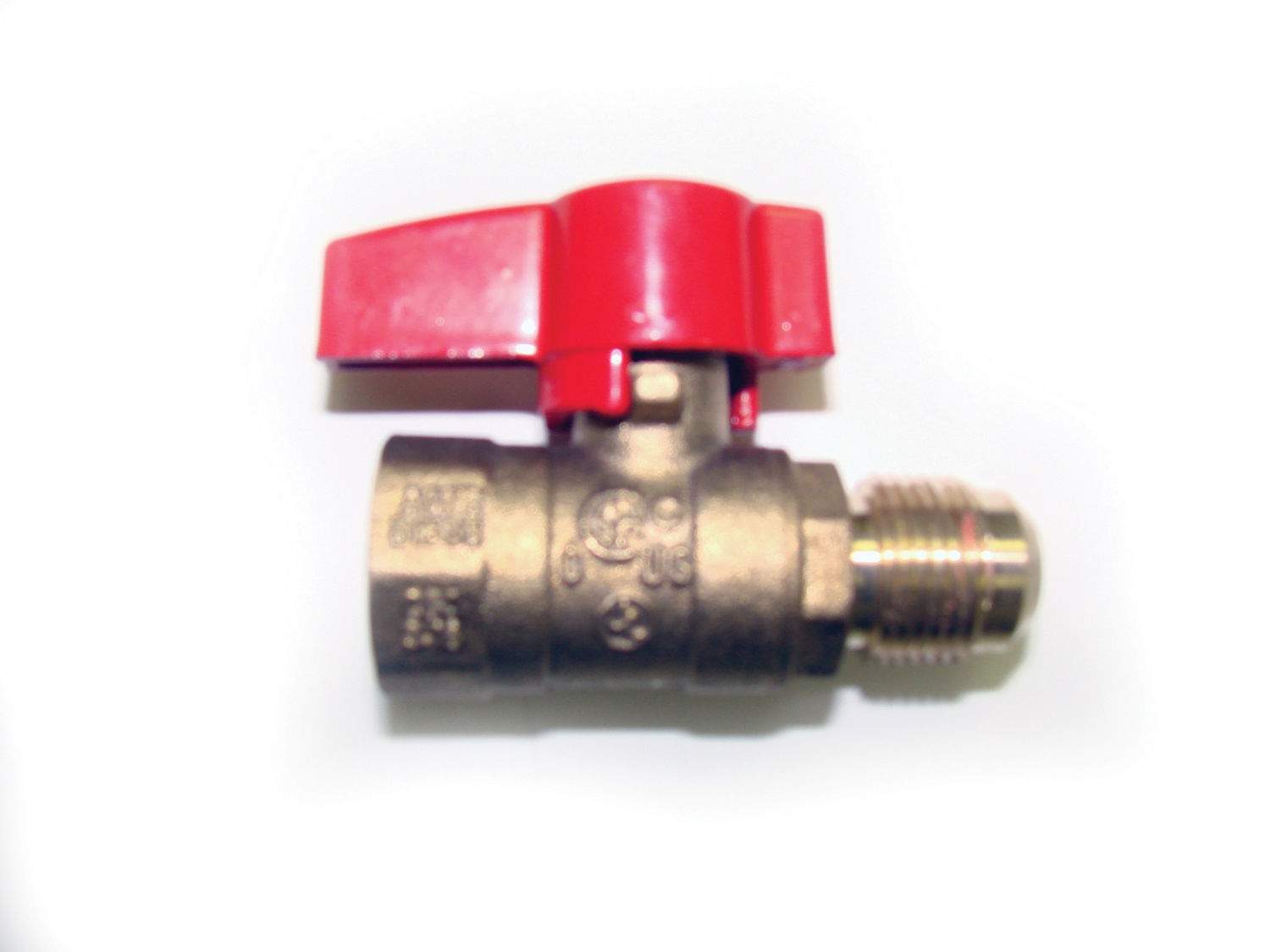 HPC Fire Flared Manual Ball Valve, 1/2-Inch FPT to 3/8-Inch Flare