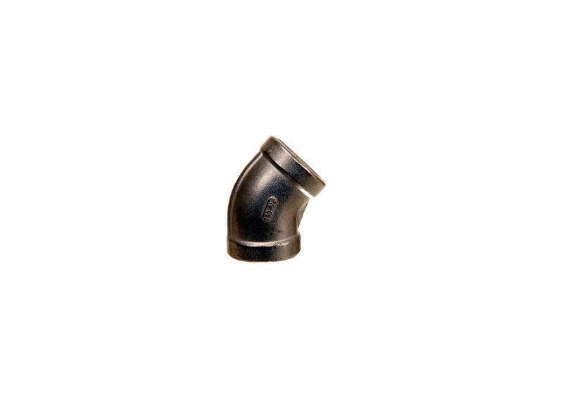 Stainless steel 45-degree elbow fitting, 3/4-inch