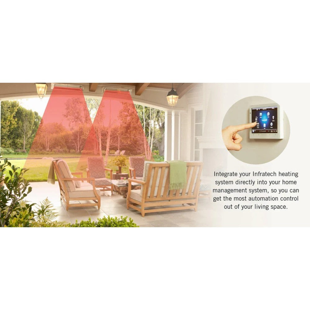 Infratech home management relay panel wall controller with app display