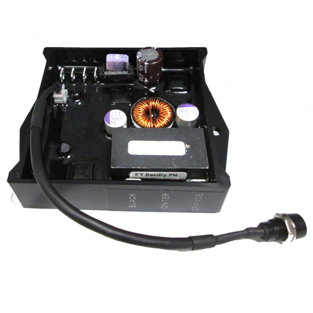 Fire SmartARC control module PCB with connectors and wiring harness, dark housing