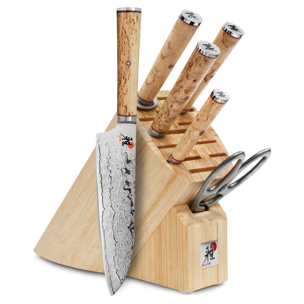 Miyabi Birchwood SG2 7-Piece Knife Block Set