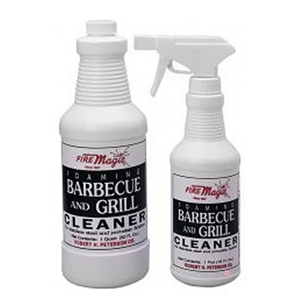 Barbecue grill cleaner spray bottles, trigger and flip-top caps, two bottles