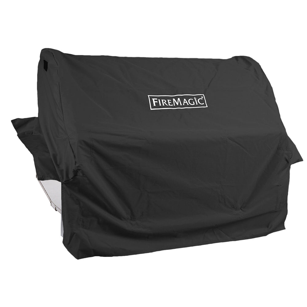 Dark Fire Magic EL500i built-in electric grill cover with front logo