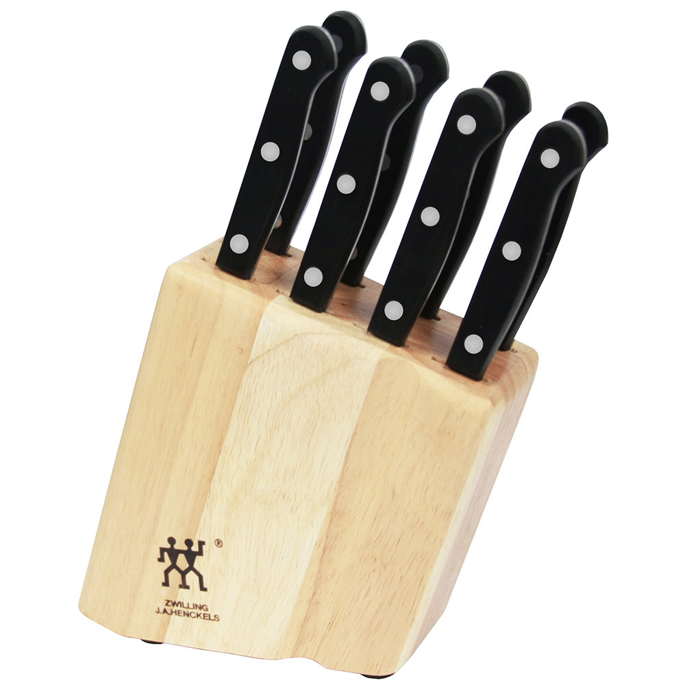 Zwilling J.A. Henckels Twin Gourmet 9-Piece Steak Knife Block Set