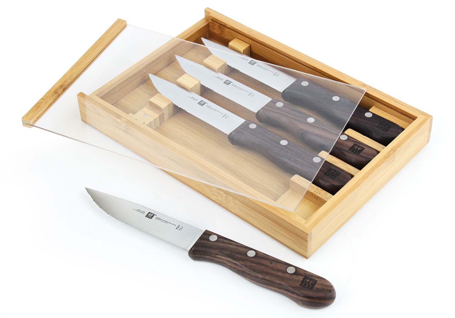 ZWILLING J.A. HENCKELS STEAK KNIFE一式 Zwilling J.A. Henckels Four Star Steak Knives - 4 Piece Set