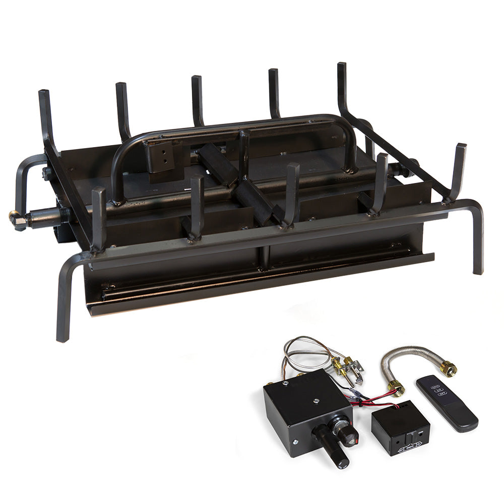 Grand Canyon Double Sided 3 Burner System with Modulating Millivolt and Remote System