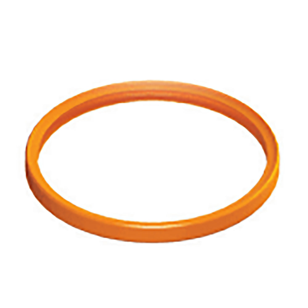 3-inch replacement gasket ring for pellet vent clean-out tee caps, orange