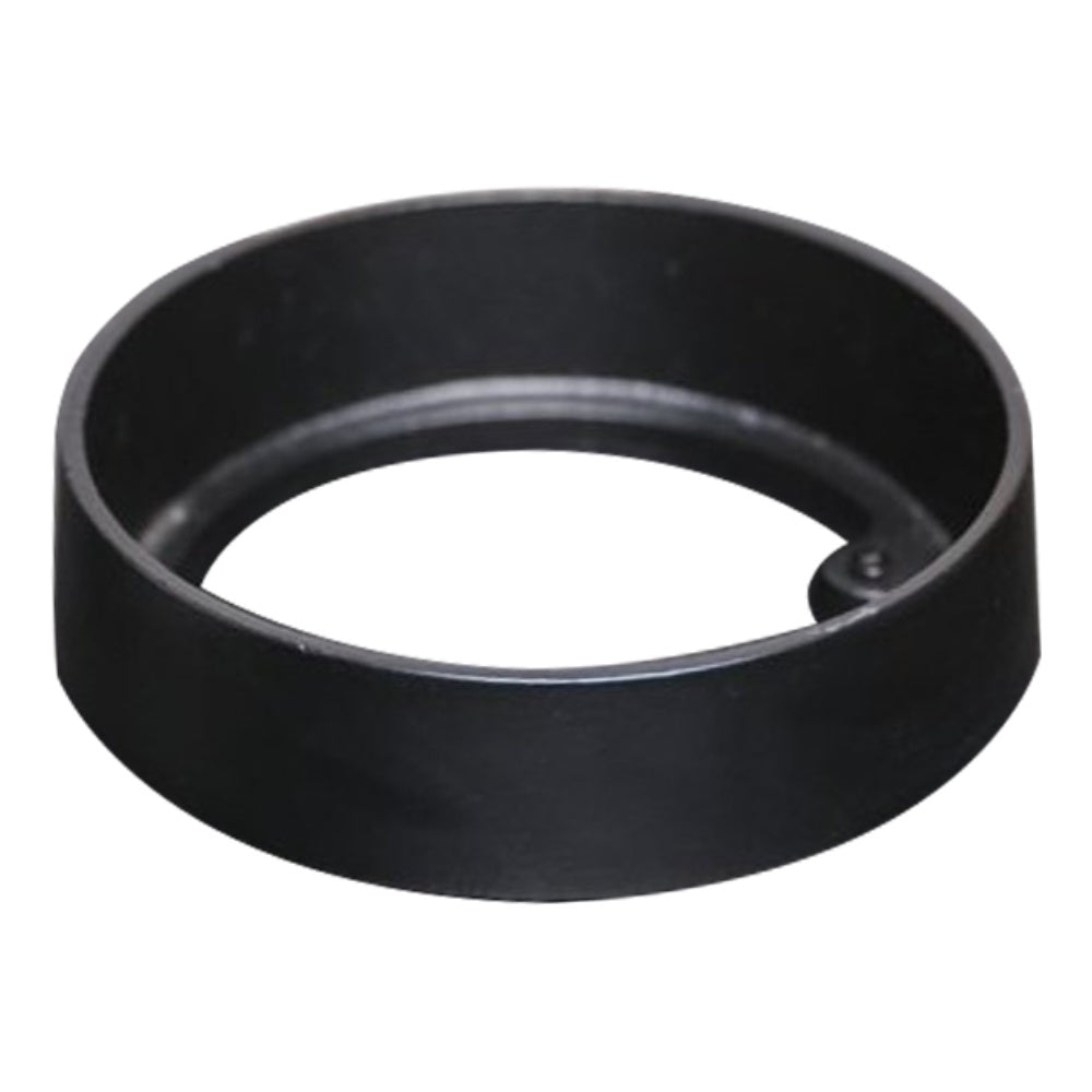 Flue collar accessory, round black metal ring