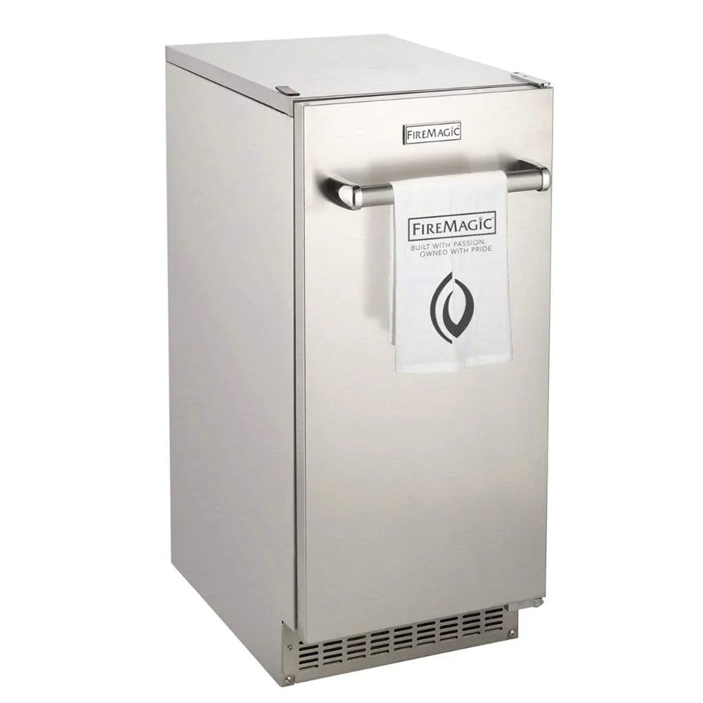 Fire Magic Outdoor High-Capacity Ice Maker with Reversible Door Hinge, 17.75x27.25-Inch