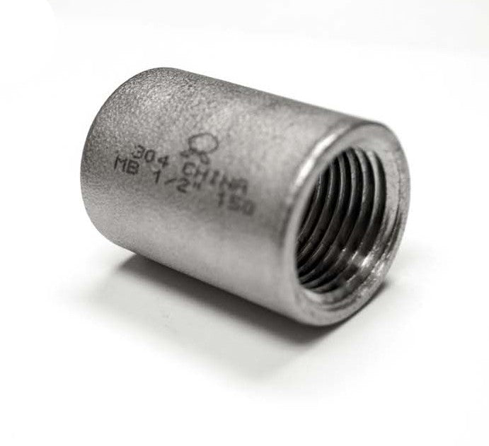 Stainless steel fire coupler with 1/2-in internal threads