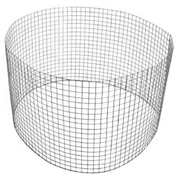 DuraVent DuraTech spark arrestor mesh cylinder, wire grid with curved top