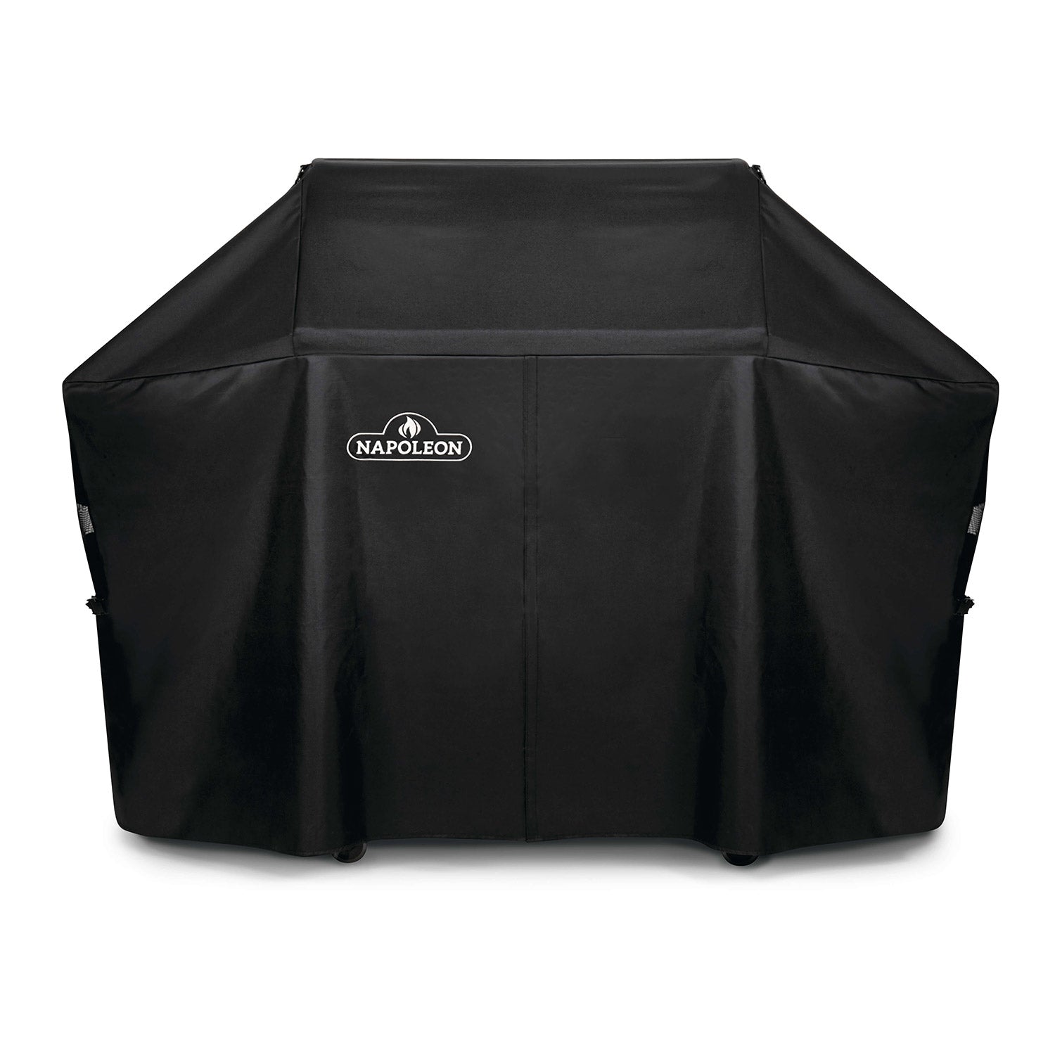 Black grill cover for Napoleon Rogue SE 525 series, tailored with logo patch