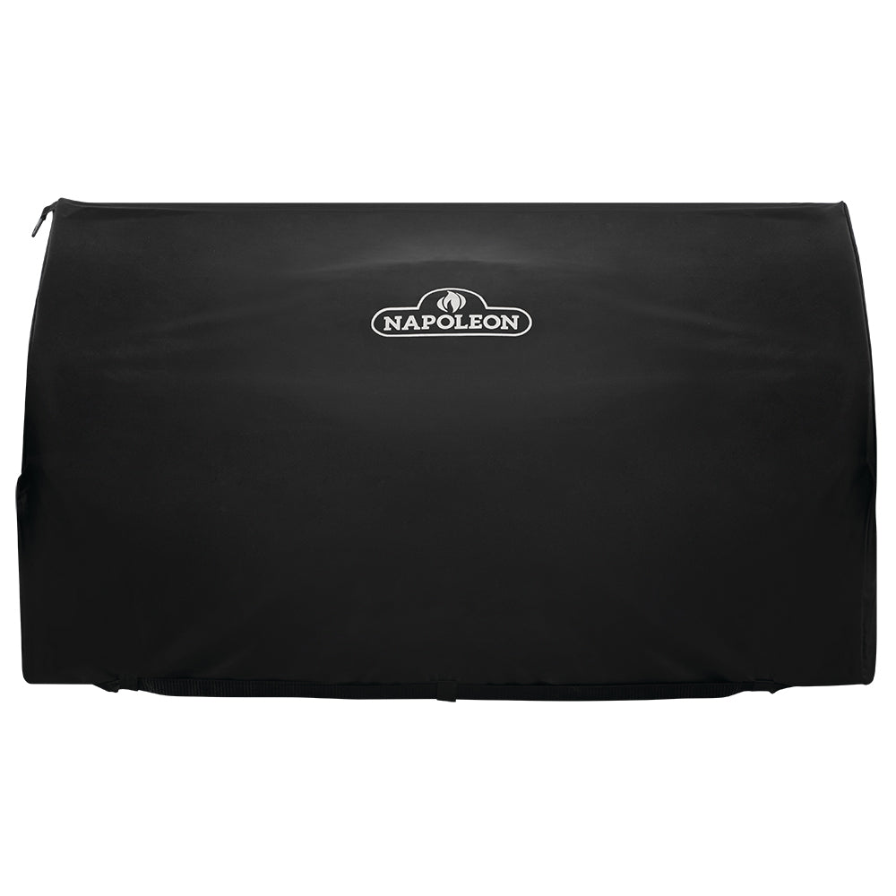 Napoleon 700 grill cover, 44 built-in cover in dark fabric with logo