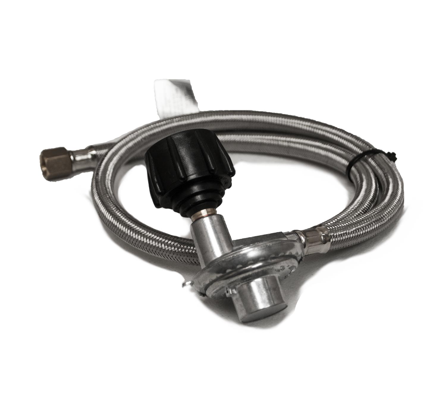 HPC Fire 20 lb Propane Tank Regulator, 36" SS Hose