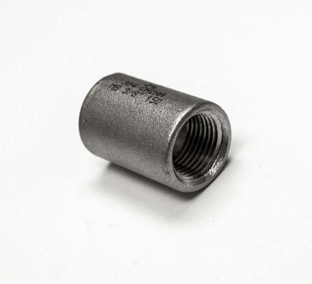 Stainless steel 3/8-inch fire coupler with internal threads