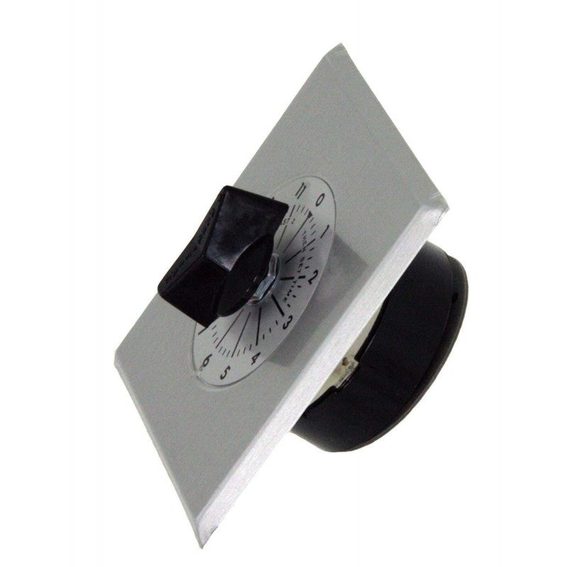 Outdoor timer control module with round dial and side mounting bracket