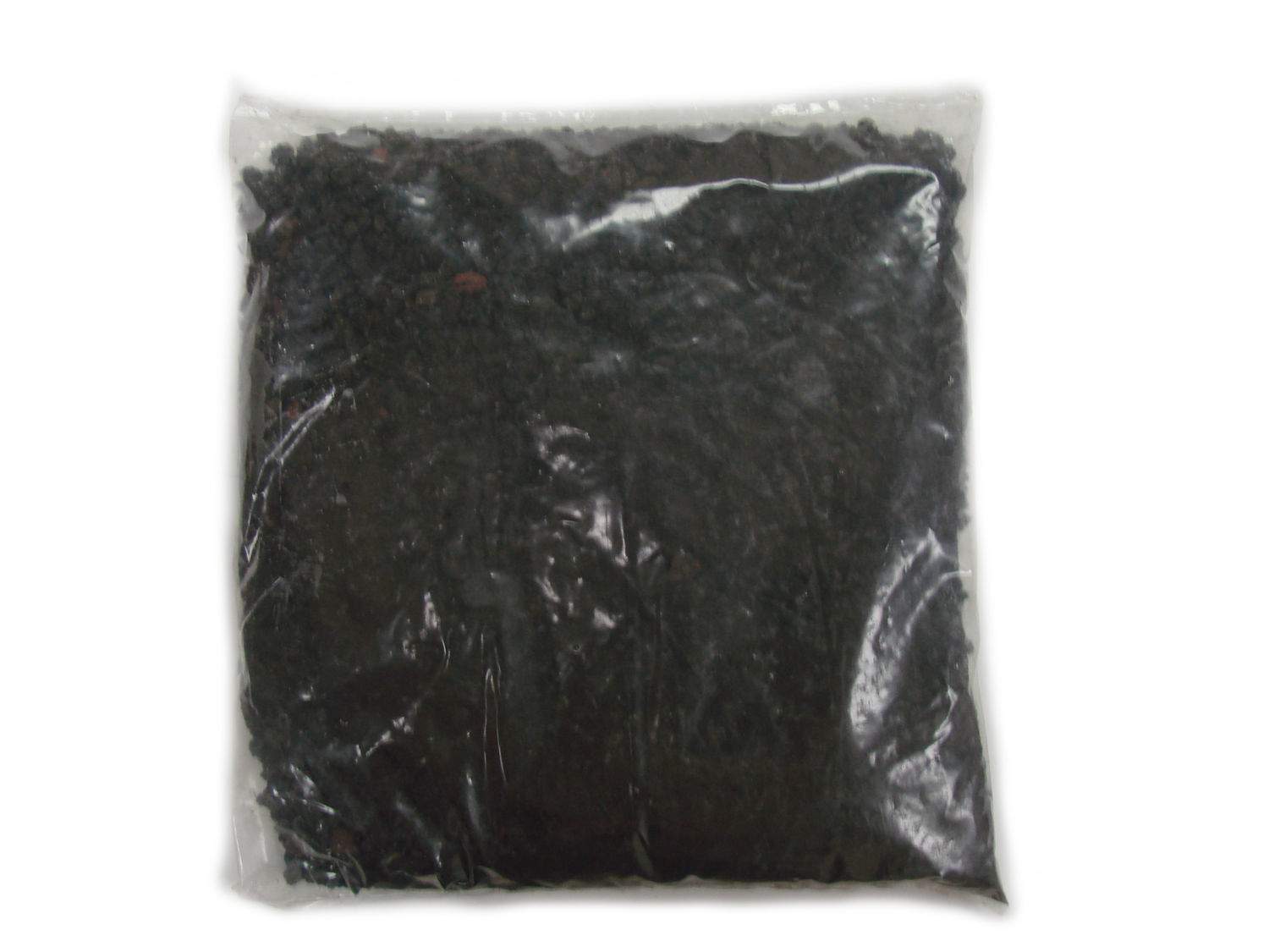 Black volcanic cinders in sealed bag, 5 lb
