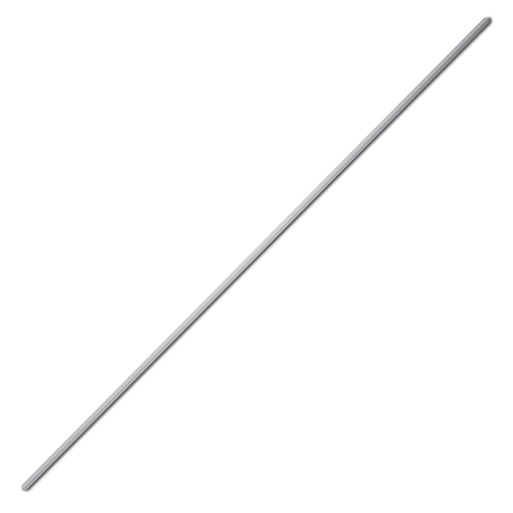 Stainless steel rotisserie rod with pointed end