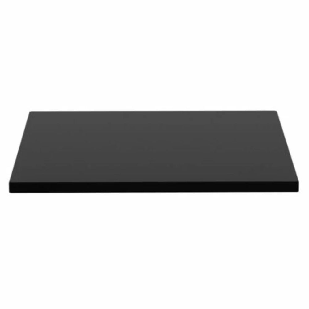 Alfa shelf for 31.5-inch cooking station top panel, dark gray rectangular slab