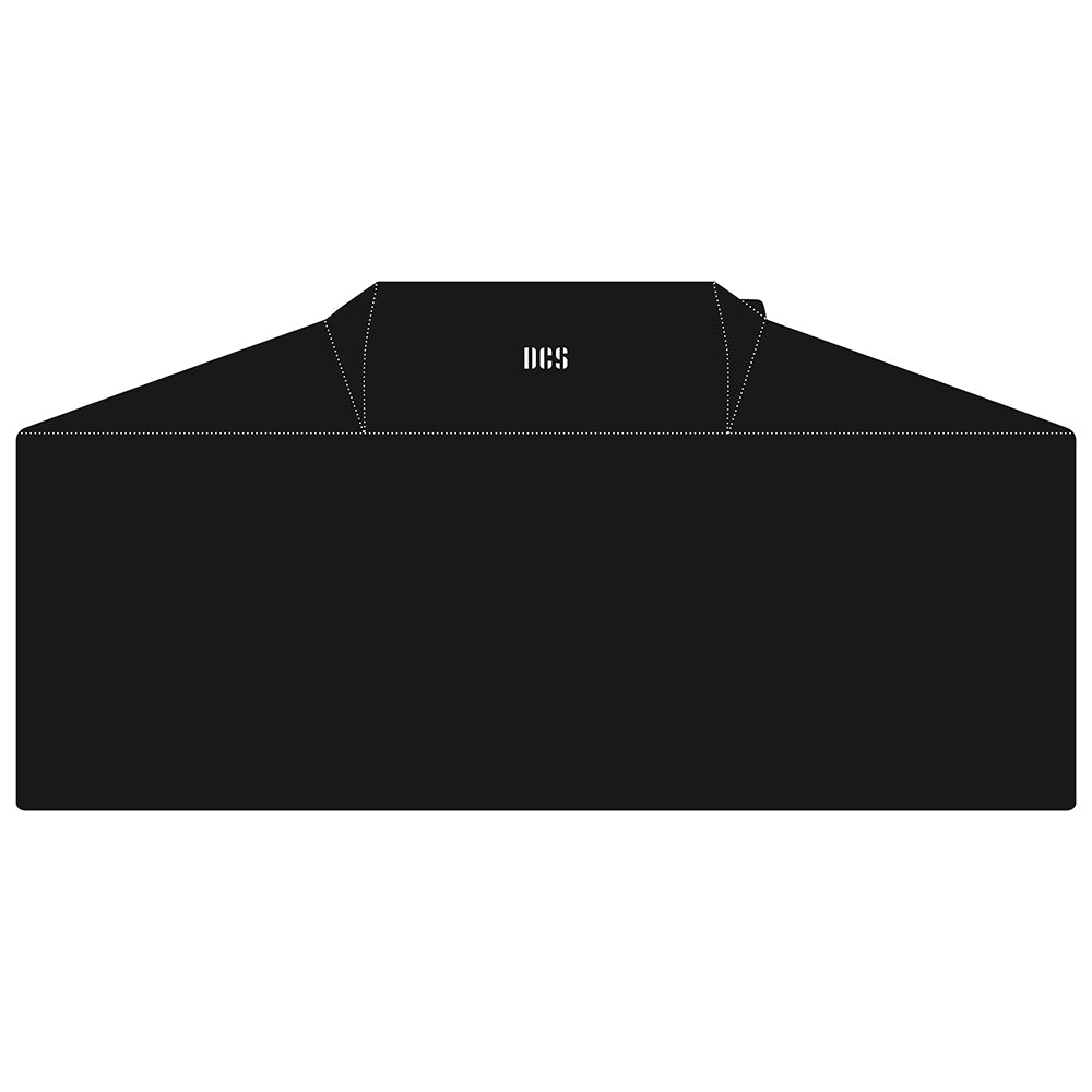 Vinyl grill cover for 36-inch grill, dark color, DCS logo on front