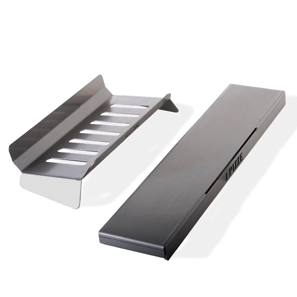 Alfa hybrid pizza oven kit: stainless steel burner cover and heat shield pieces