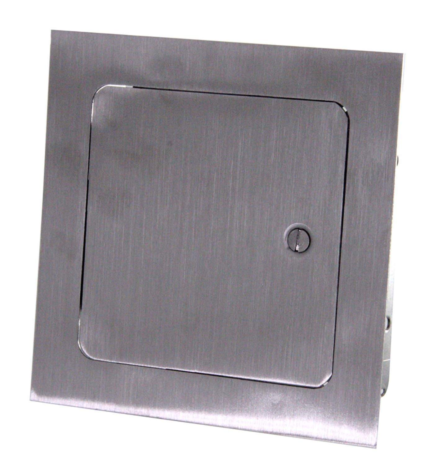HPC Fire Recessed Mount Stainless Steel Access Door, 6x6 Inch