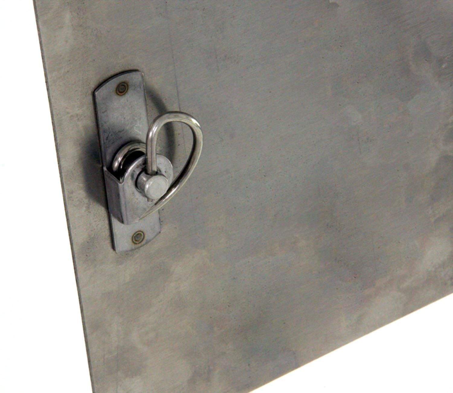 HPC Fire Surface Mount Stainless Steel Access Door, 8x8 Inch