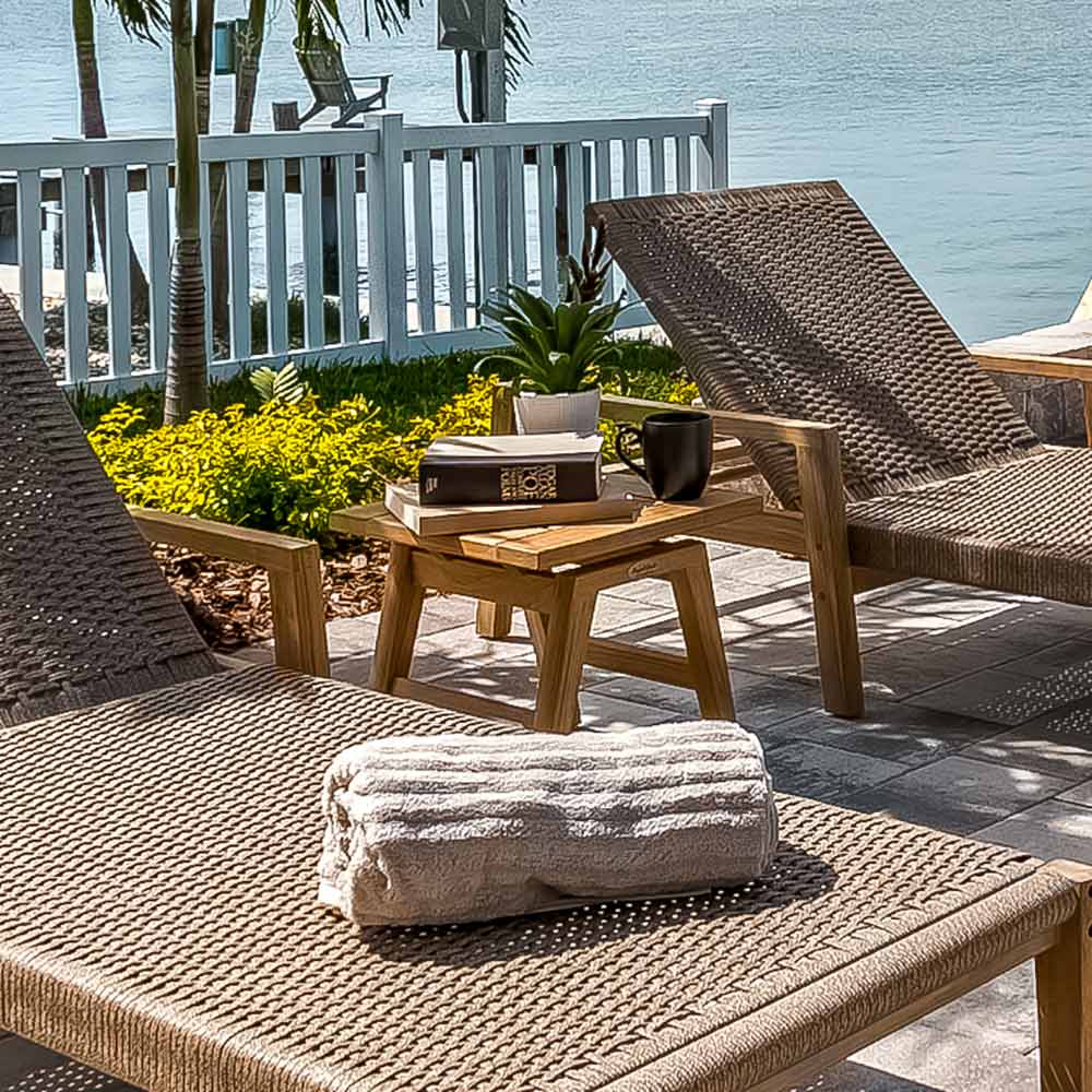 Royal Teak Collection Admiral Teak Side Table