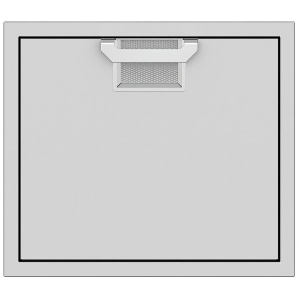 24-inch access door with blue latch insert and mesh vent at top