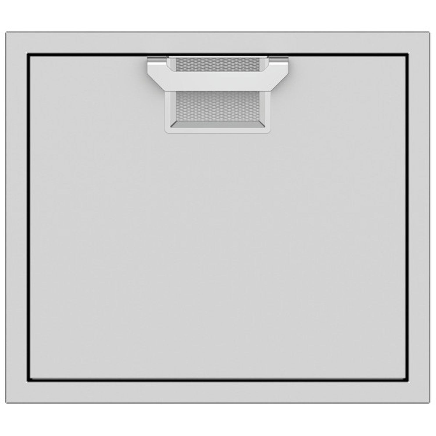 24-inch access door with blue latch insert and mesh vent at top