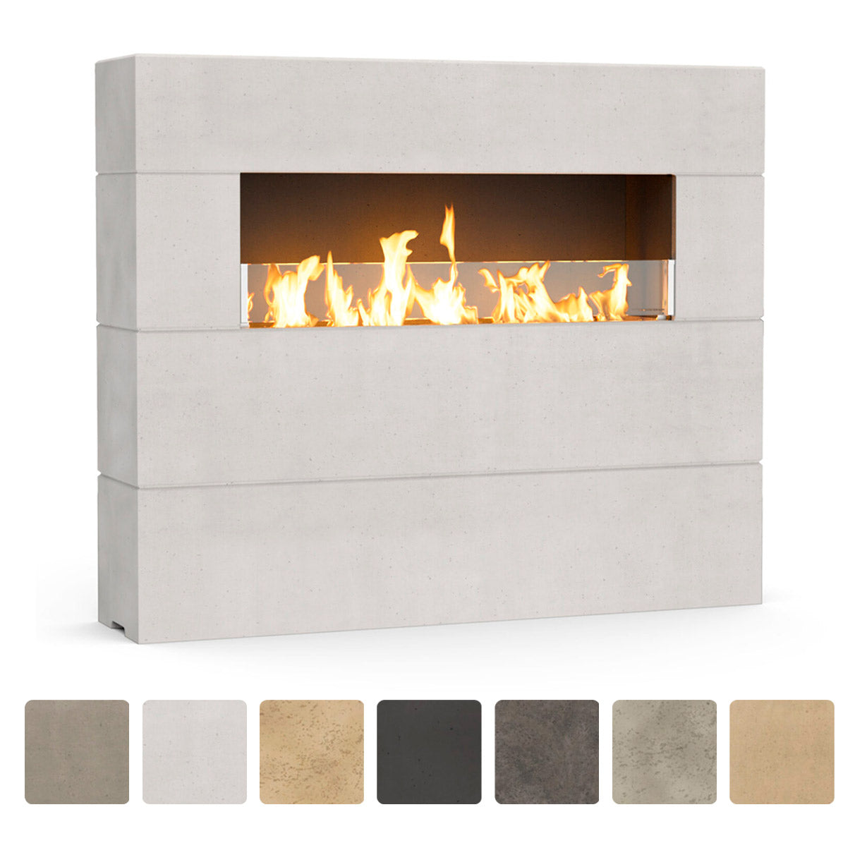American Fyre Designs 211 Milan Tall Linear Outdoor Gas Fireplace