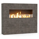 American Fyre Designs 211 Milan Tall Linear Outdoor Gas Fireplace