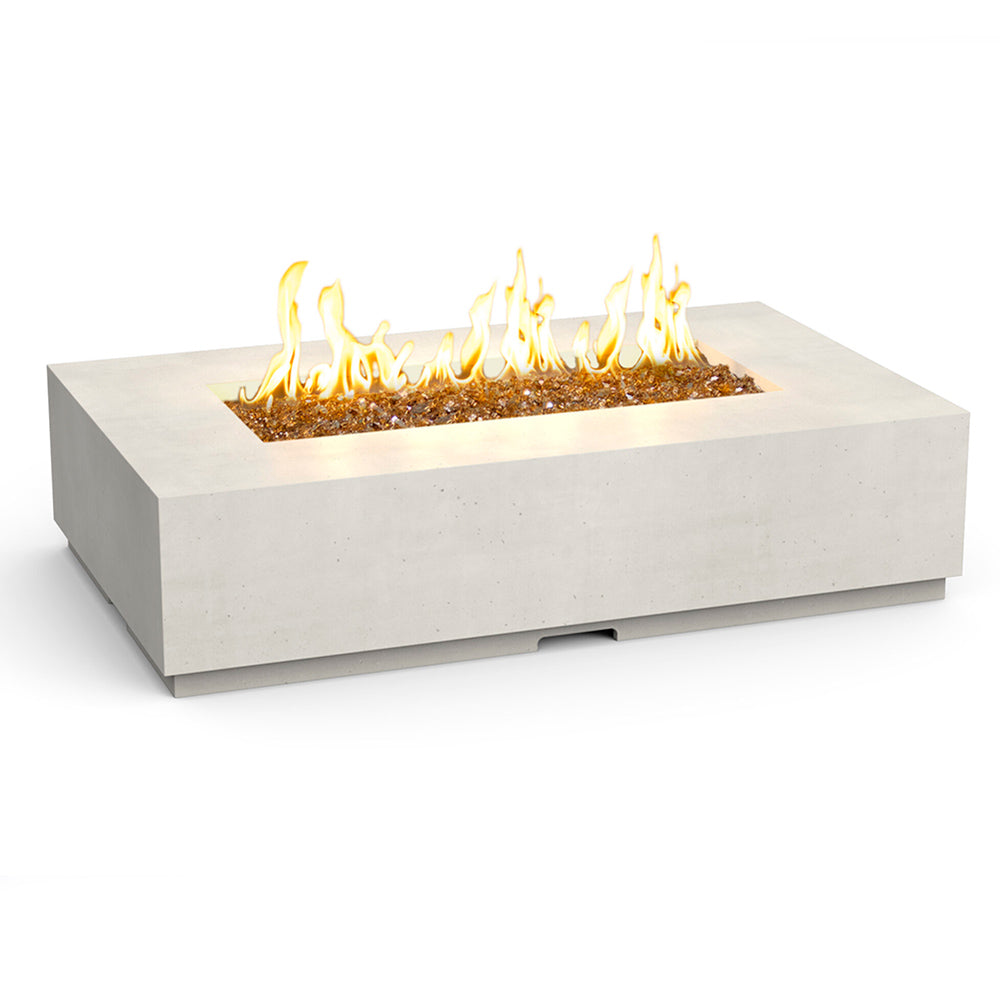 American Fyre Designs Legend 60-Inch Rectangular GFRC Chat Height Gas Fire Table
