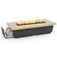 American Fyre Designs Contempo LP Select 76-Inch Rectangular GFRC Reclaimed Wood Chat Height Propane Gas Fire Table