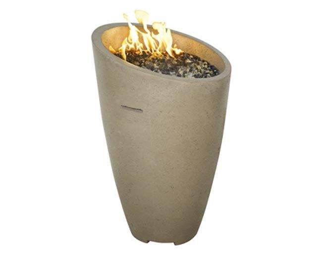 American Fyre Designs Eclipse 23-Inch GFRC Gas Fire Urn with Access Door