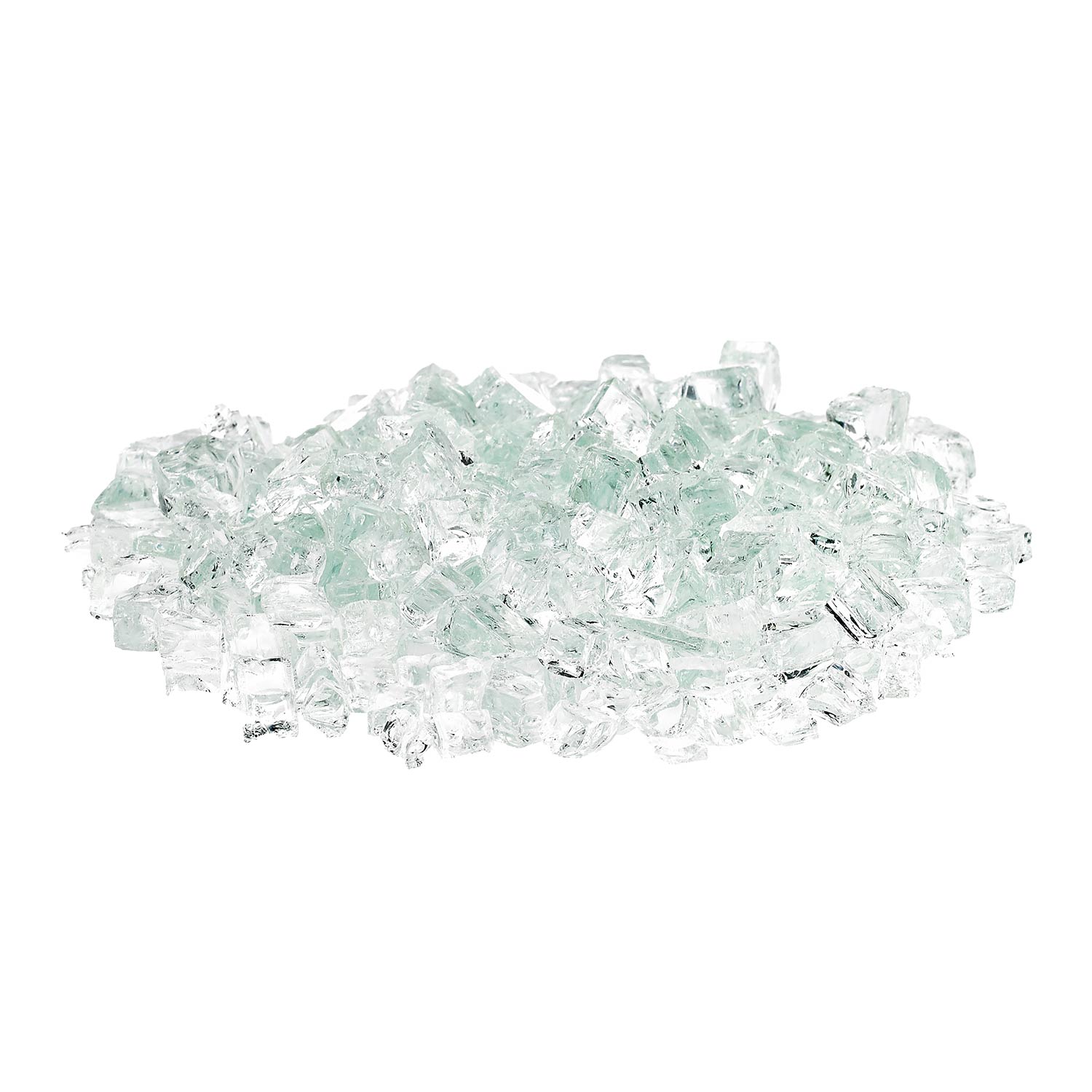 American Fire Glass 1/2-Inch Classic Fire Glass, 10 lbs, Clear